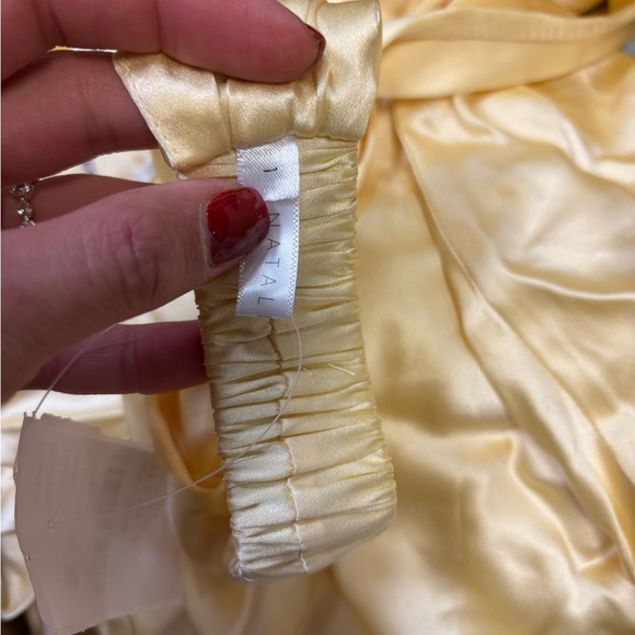 Natalie Rolt | Angelica Gown in Lemon Size 1 Small NEW - Picture 4 of 7